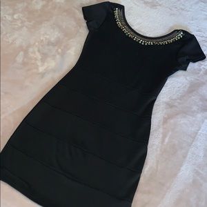 Black dress with sequins